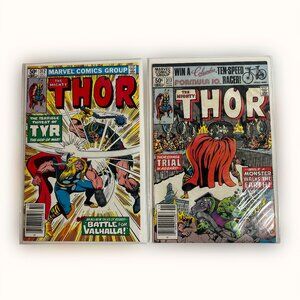 The Mighty Thor Marvel Comics Group Vintage | Lot of 2 | 1981 Comic Book Sealed